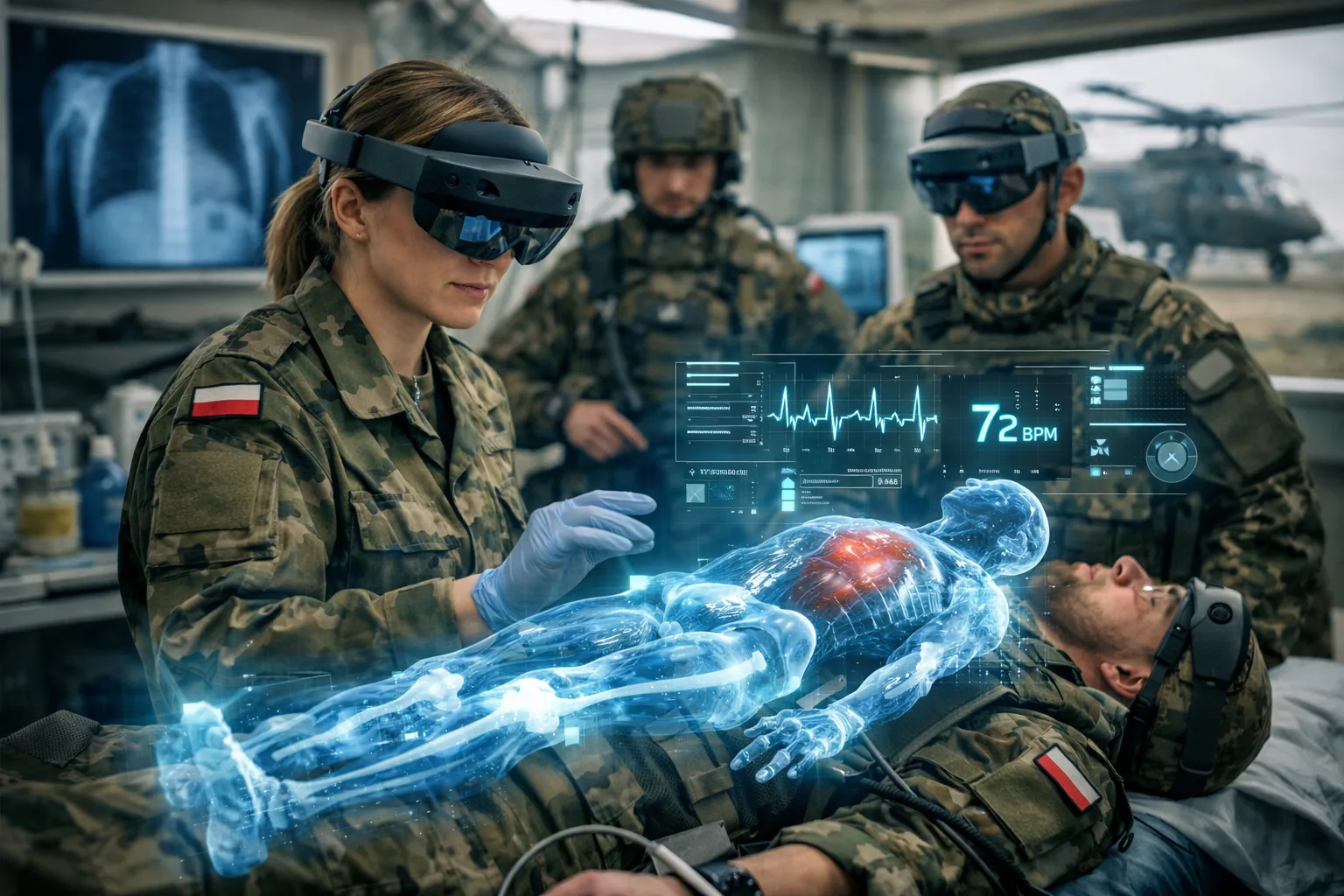 A patient hologram in a military setting   – MedApp technologies for the defence sector